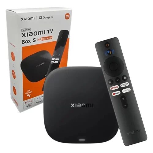 Xiaomi Tv Box S 3rd Gen-3a Geração 4k/ultrahd 32gb Wifi-6 Preto Bluetooth Com Comando De Voz