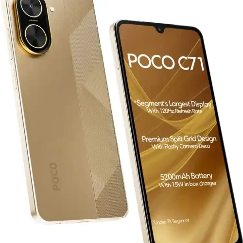 Smartphone Poco C71 Global 3GB RAM / 64GB Memoria - Tela 6,88" - Câmera 32MP