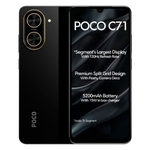Smartphone Poco C71 Global 4GB RAM / 128GB Memoria - Tela 6,88" - Câmera 32MP
